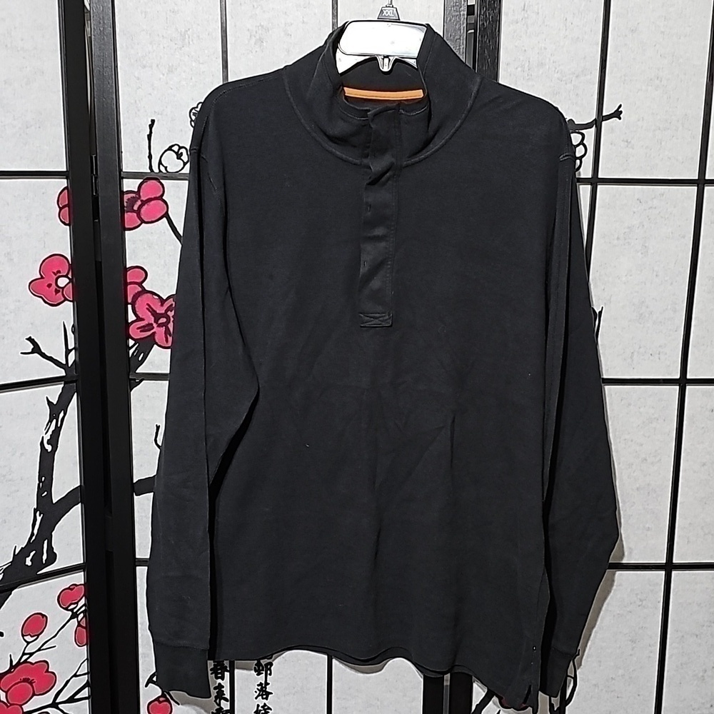 Jack Spade Half Snap Thermal Pullover XL